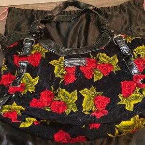 Betsey Johnson Velvet Purse